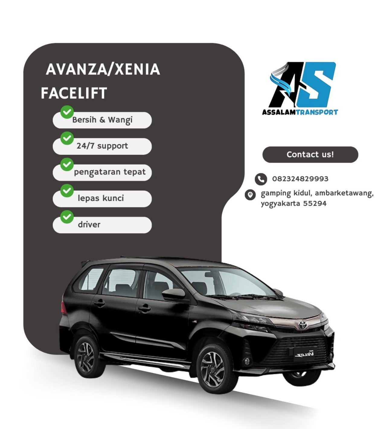 Avanza / Xenia FaceLift - sewa mobil Jogja